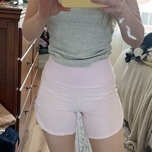 Baby Pink Lululemon Shorts- Long length